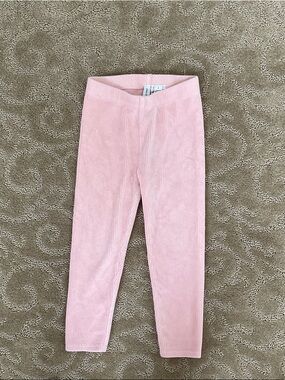 Janie and Jack Pale Pink Corduroy Leggings